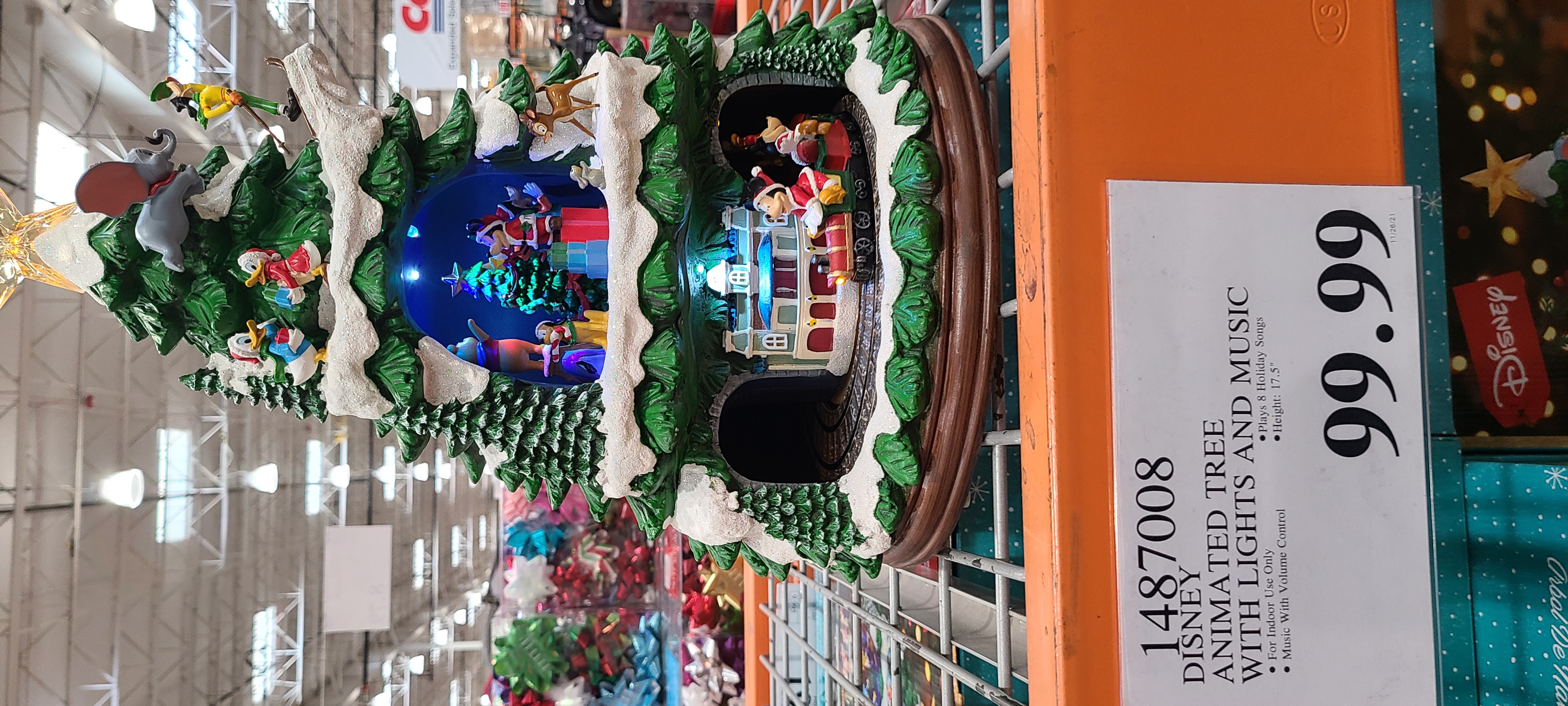 Disney Animated Christmas Tree 17" Inch with 8 Holiday Songs - Costco IN STORE - $99