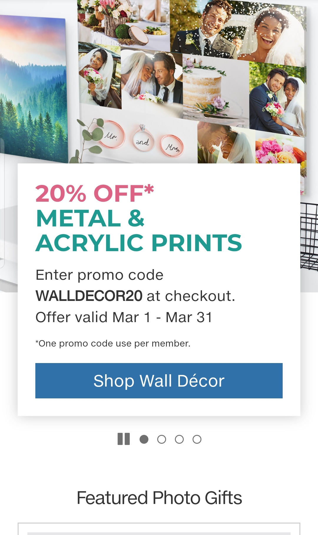 Costco Photo Center 20 Off Acrylic And Metal Prints Slickdeals Net