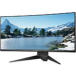 34" Alienware AW3418DW 3440x1440 120Hz G-Sync Curved IPS LED Monitor $650