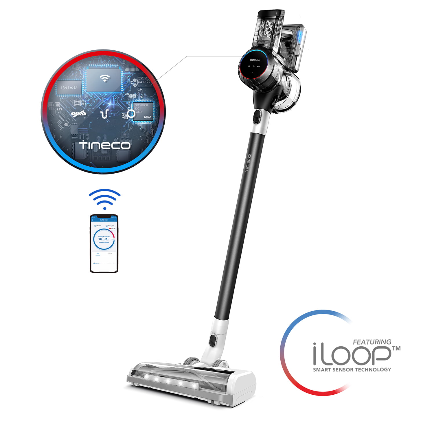 Tineco Pure One S11 Spartan Cordless Smart Stick Vacuum Cleaner for Hard Floors and Carpet $169 at Walmart
