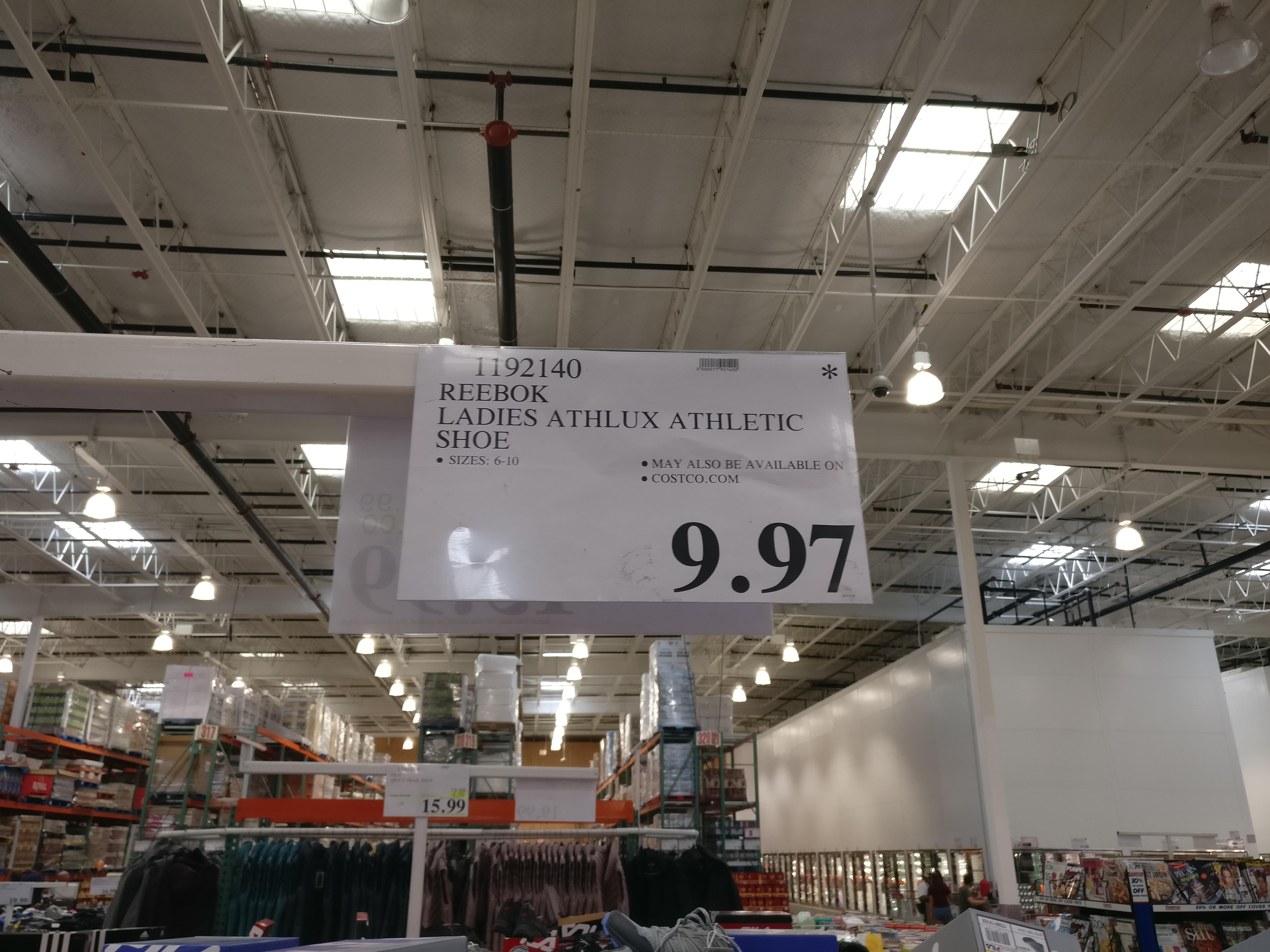 reebok hydrorush costco