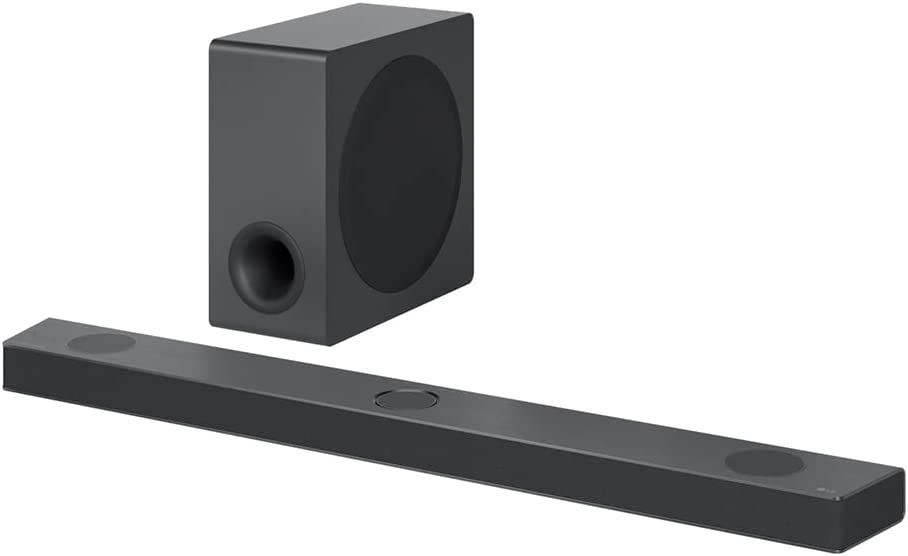 LG Sound Bar and Wireless Subwoofer S90QY - 5.1.3 Channel, 570 Watts Output, Home Theater Audio with Dolby Atmos, DTS:X, and IMAX Enhanced, with 500$ credit -  $700