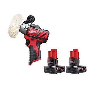 Milwaukee M12 Lithium-Ion Cordless Variable Speed Polisher/Sander with 3.0 Ah Battery Pack (2-Pack) @ Home Depot $149