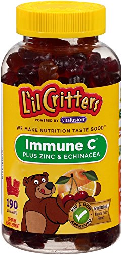 L'il Critters Immune C Plus Zinc &amp; Vitamin D, 190Count (Packaging May Vary) $5.21