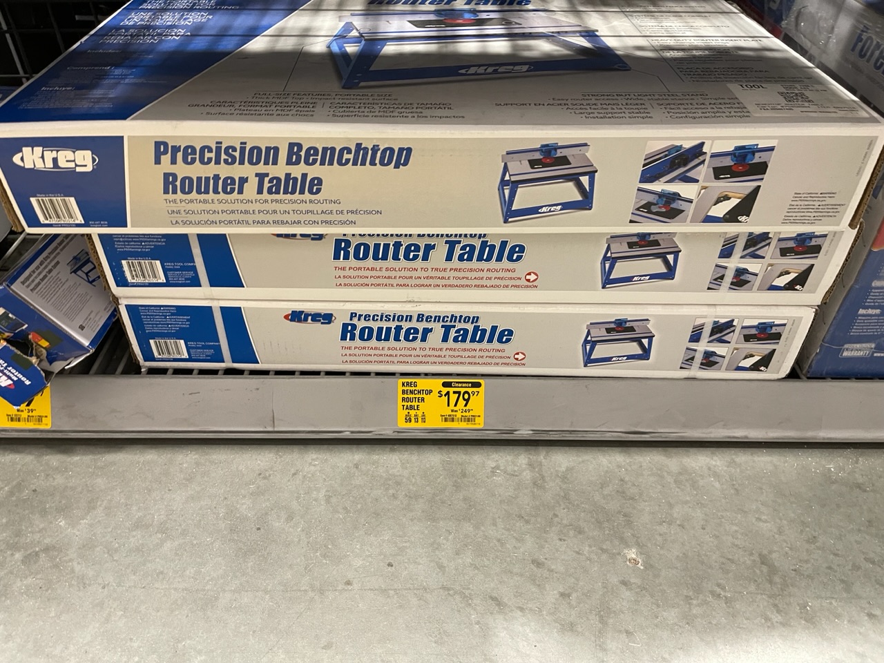 Kreg Precision Benchtop Router Table 179.97 Lowe’s . YMMV