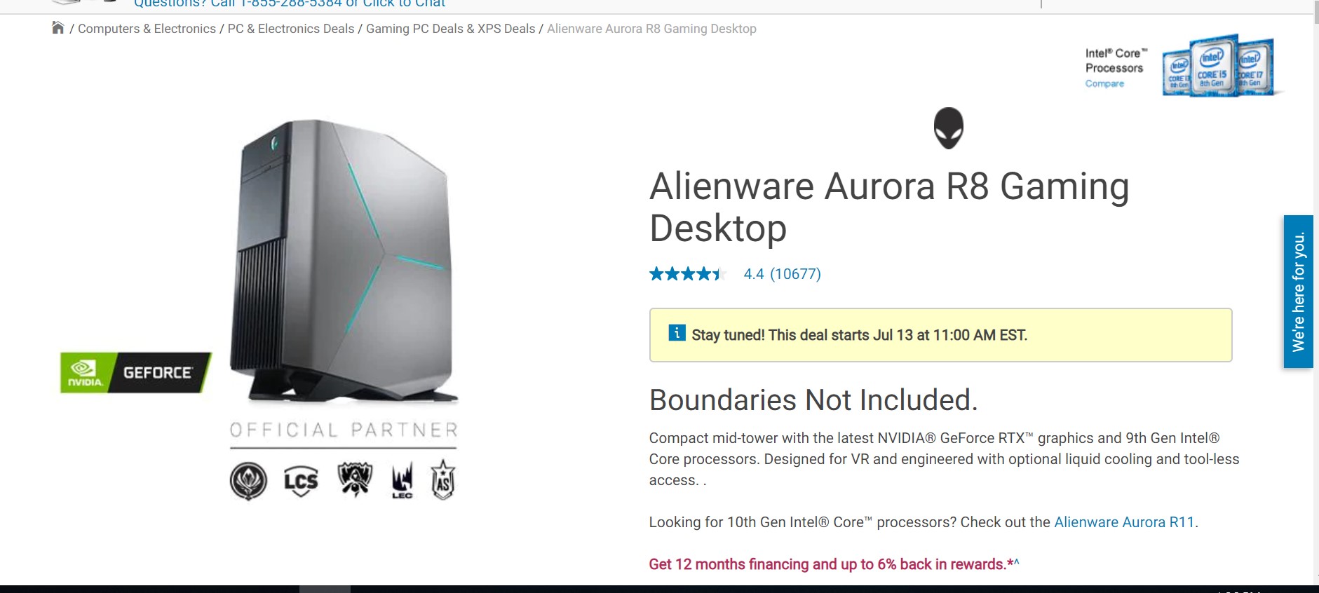 Alienware Aurora R8 Gaming Desktop Stack With American Express Deal For 580 698 95