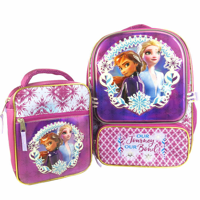 Frozen 2 Licensed Backpack with Lunch Bag at Costco on Sale for $9.97