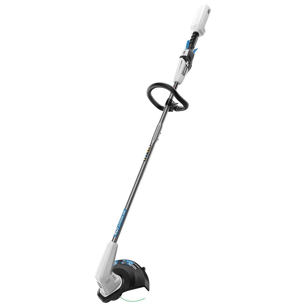 HART 40V 12" String Trimmer Kit includes one 2.5 ah battery and charger. The 15" was also on clearance for $50 more. YMMV, B&M... $44.45