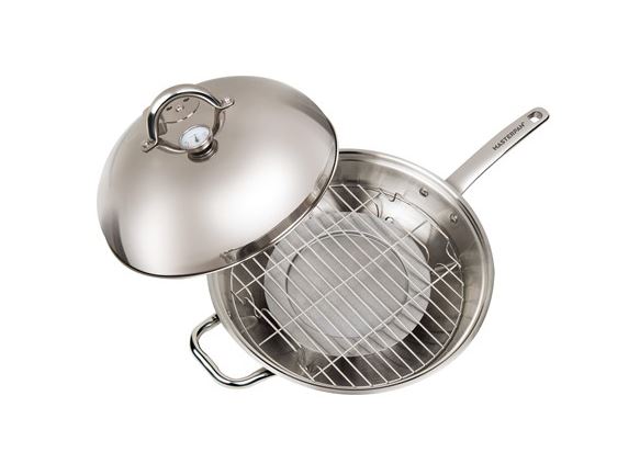 Master Pan MasterWok Multi-Use Wok, 13", Stainless Steel $49.99