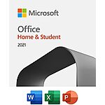 Microsoft Office Home &amp; Student 2021 + $20 eGift Visa Card  - $99.99 - Office Depot