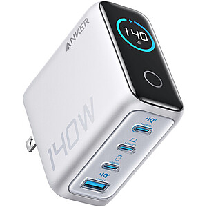 Anker Up to 140W 4-Port PD 3.1 Laptop Charger $56 + Free S&H