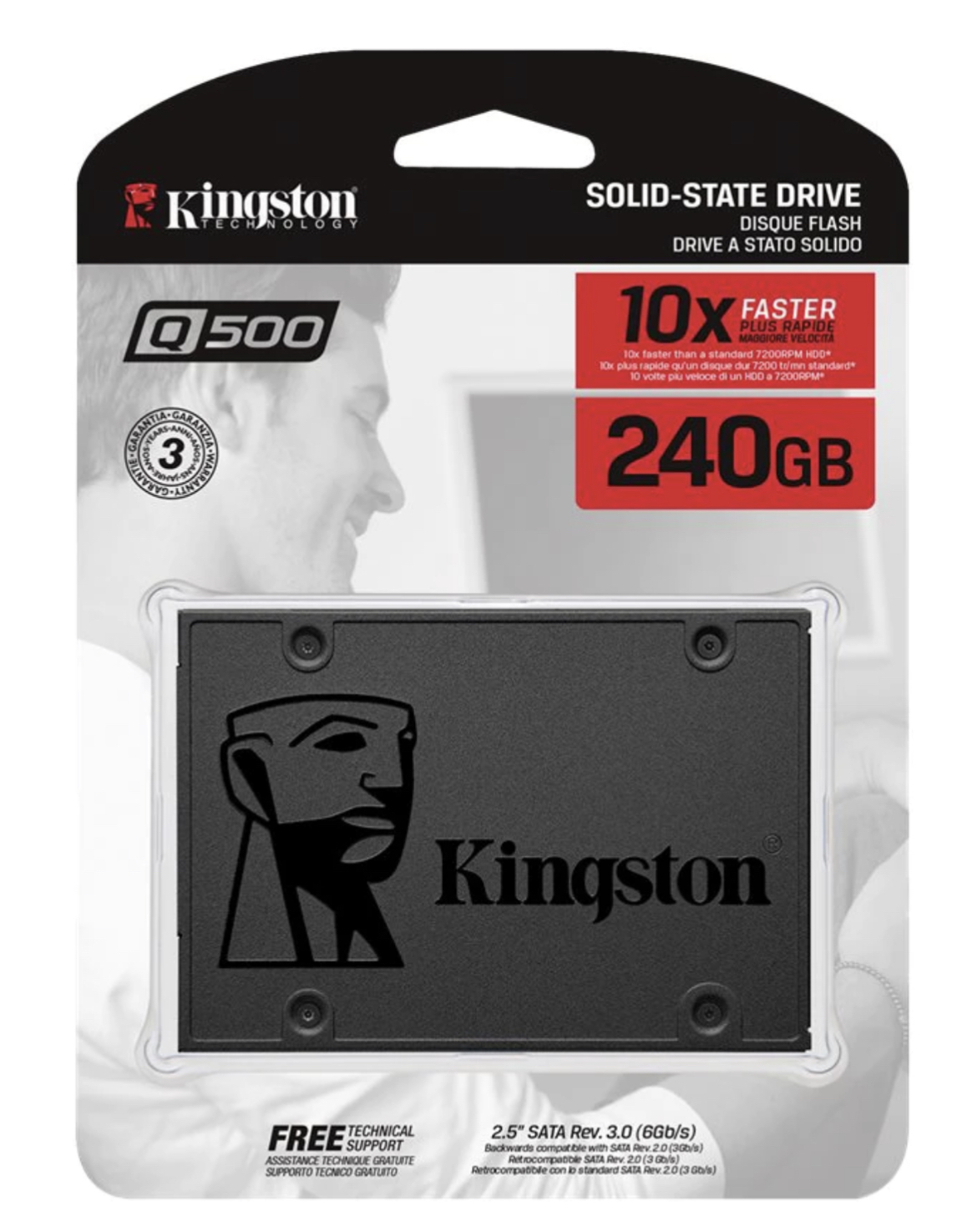 Kingston 240GB Q500 SATA 6Gb s 2.5" Internal SSD - $14.95 & FREE SHIPPING