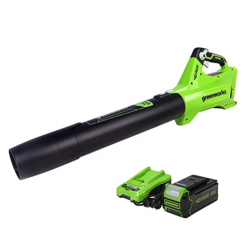 Greenworks 40V (120 MPH / 450 CFM) Cordless Axial Blower w/ 4Ah USB Battery - $105