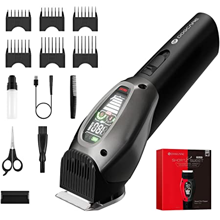 Amazon Dog Grooming Clippers-Intelligent Low Noise 3-Mode Heavy-Duty Dog Hair Clippers w/ LED Display, Aux Light, Rechargeable $95.99 after Coupon Free  Prime Ship & Free Returns
