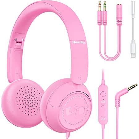 Amazon Kid's Headphones w/Microphone & Safe Volume Control for 3.5mm Jack and Lightning Connection $8.99 w/Coupon Free Prime Shipping & Returns AMZN