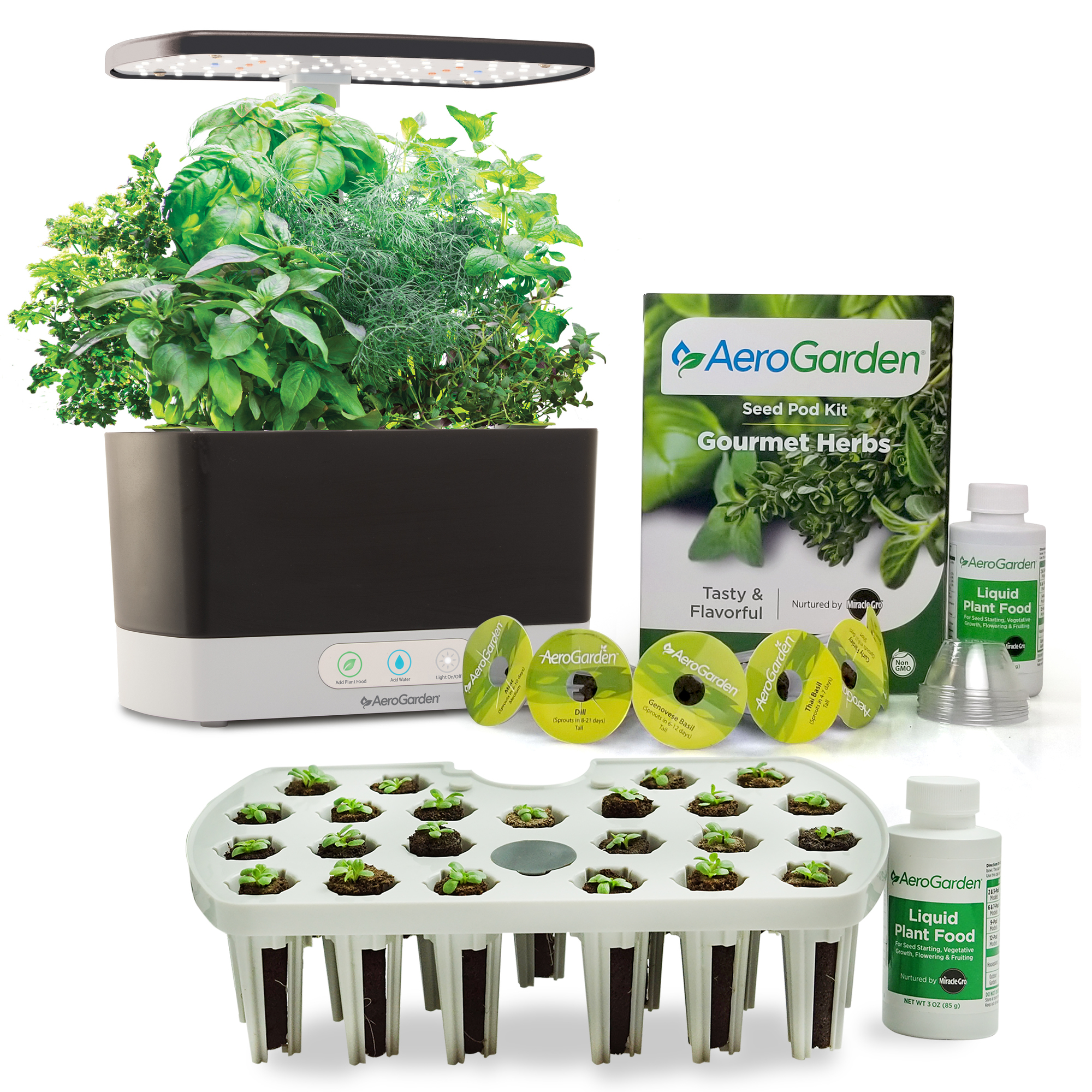 AeroGarden Harvest with bonus 23 pod Seed Starting System and 6 Gourmet Herb pods - $76 off MRSP of $175 - $99