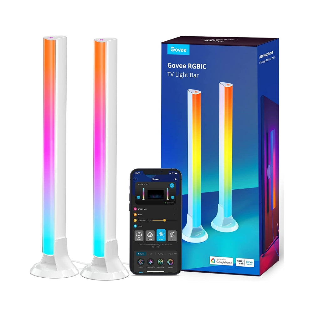 2-Pack Govee 15" Wi-Fi RGBIC Smart TV Light Bars $39 H6046 + Free Shipping with Voice Control and Music Mode $38.7