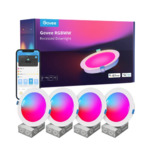 Govee 6 Inch WiFi/Bluetooth Smart RGBWW Recessed Lights 4 Pack,  ‎1100 lumens, 2700k-6500k, model H601A, App/Voice Control, Google/Alexa,  Free Shipping $81