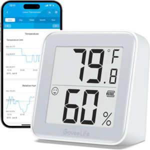 2-Pack GoveeLife E-Ink Bluetooth Smart Thermo-Hygrometer 2s (White) $  19 + Free S/H $  36