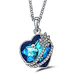 urlhasbeenblocked Swarovski Elements Crystal Heart Pendant Necklace 50% off @Amazon-$14.99