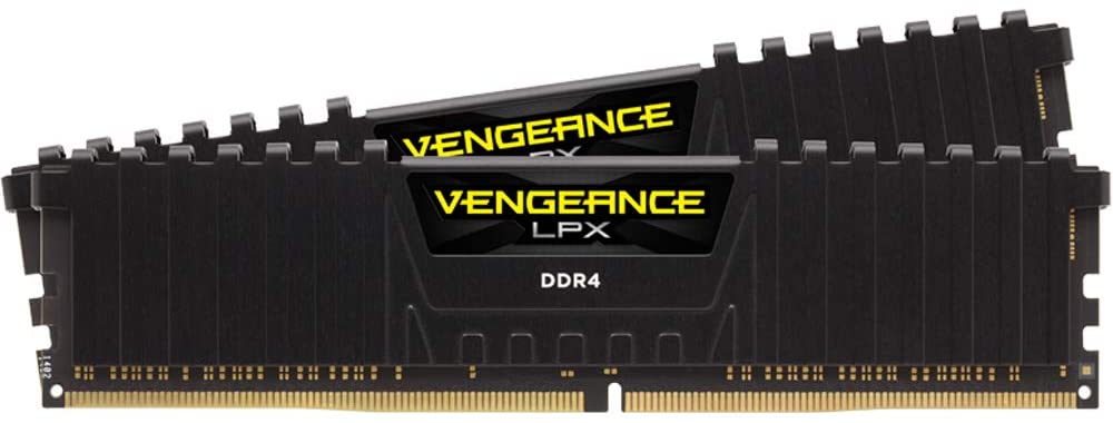 CORSAIR - Vengeance LPX 32GB (2PK x 16GB) 3.2 GHz DDR4 DRAM Desktop Memory Kit - Black $120