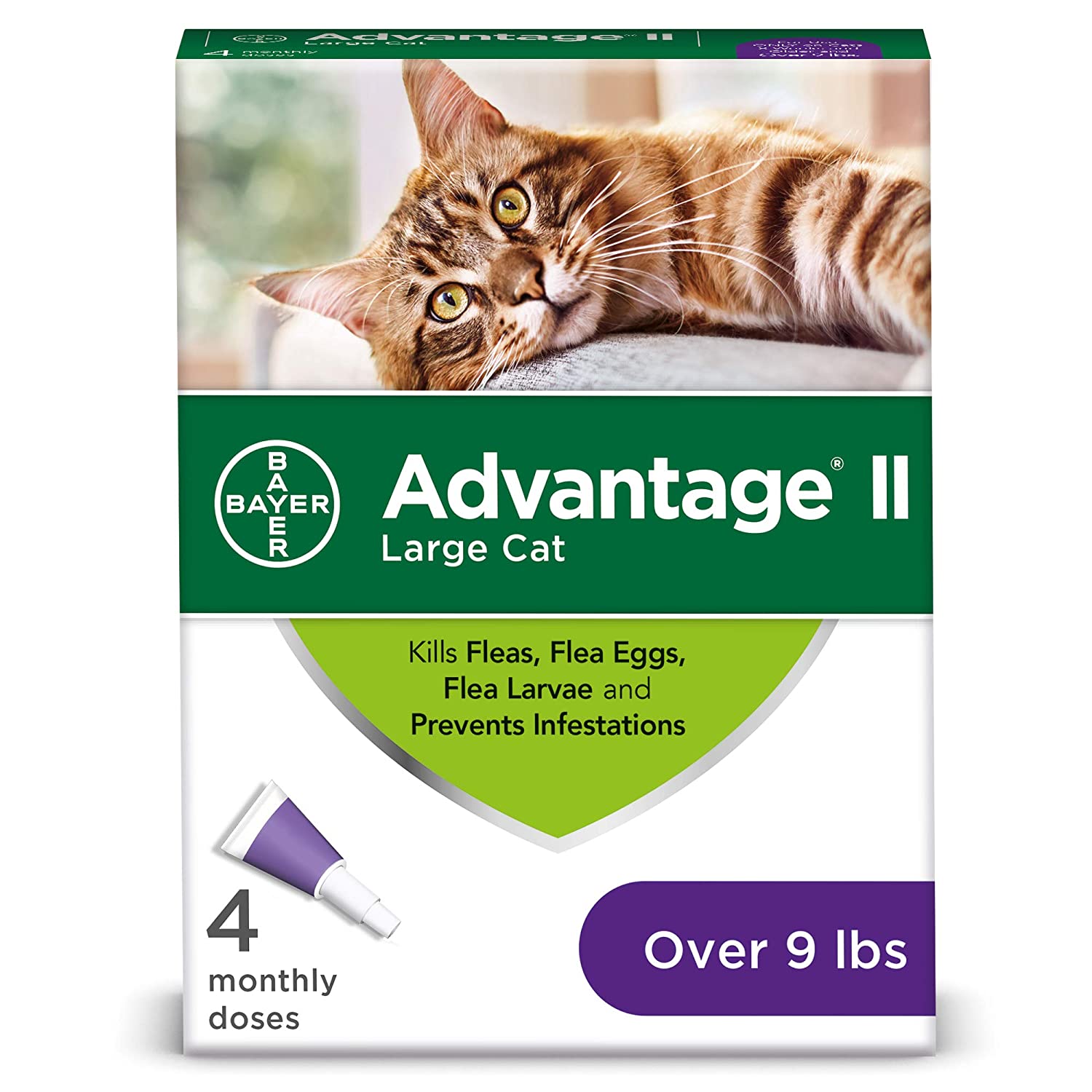 Bayer Advantage Ii Flea Prevention For Large Cats Over 9 Lbs 4