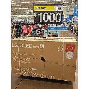 65" LG C5 OLED evo TV YMMV in store clearance price.