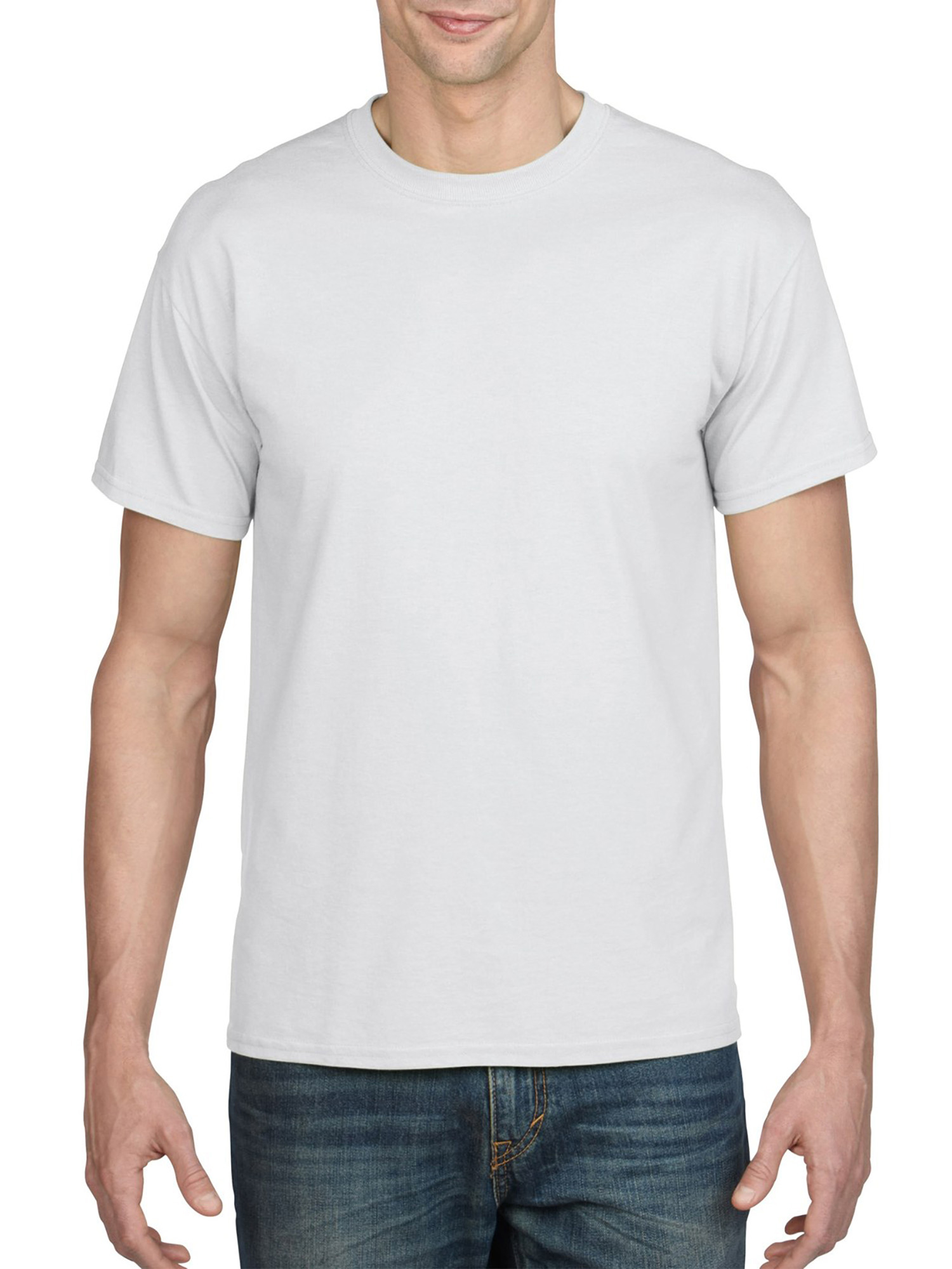 Gildan White Short Sleeve Crew T-Shirt $2.98 (was $4.78)