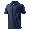 Obla Men's Dry Fit Golf Shirt Short Sleeve Polo (Navy, XL)