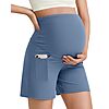 G4Free Maternity Workout Yoga Athletic Lounge Shorts