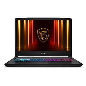 MSI B14WEK-001US Katana 15 HX 15.6" FHD i7-14650HX 2.2GHz NVIDIA GeForce RTX 5050 8GB 16GB RAM 512GB SSD Win 11 Home Black $899