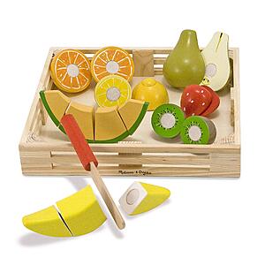 Melissa & Doug Wooden Cutting Fruit Toy Food Set & Pretend Play Kitchen Accessories, Preschool Learning Toys for Girls & Boys 3+ $12.8 at Amazon