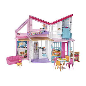 Barbie Malibu House Dollhouse Playset with 25+ Furniture and Accessories [Walmart Exclusive] $65