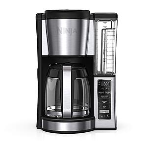 Ninja 12-Cup Programmable Coffee Brewer, 2 Brew Styles, Adjustable Warm Plate, 60oz Water Reservoir, Delay Brew - Black/Stainless Steel $69.99