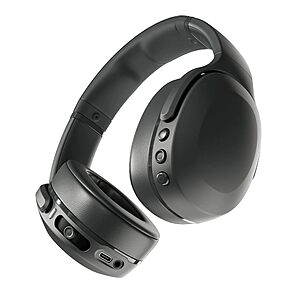 Skullcandy Crusher Evo Wireless Bluetooth Headphones with Multi-Sensory Bass, Noise Isolating Over-Ear Fit, rue Black $99.99 @Amazon
