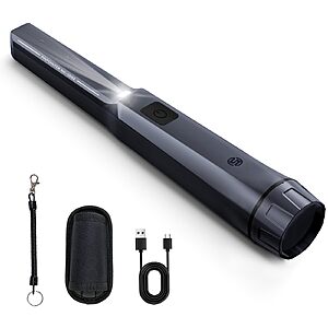 SUNPOW Metal Detector Pinpointer Rechargeable &ndash; 800mAh Battery for 15H Use NXGD02 $19.99