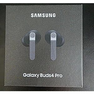 Samsung Galaxy Buds 4 Pro SM-R640 True Wireless Bluetooth Earbuds with Active Noise Cancellation (ANC), Black &ndash; International Version $199