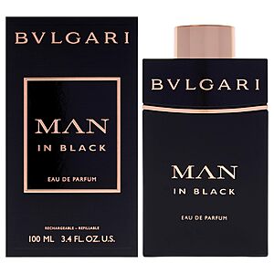 Bvlgari Man In Black by Bvlgari for Men - 3.4 oz EDP Spray (Refillable) $99 at Amazon