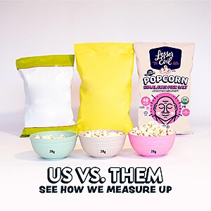 LesserEvil Himalayan Gold Salt Organic Popcorn,Premium Quality,Minimally Processed,No Vegetable Oil,0.88 oz (Pack of 12) $7.62