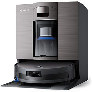 ECOVACS DEEBOT X11 OmniCyclone Robot Vacuum and Mop, Bagless 60-Day Station, 19,500Pa Suction, GaN Fast Charging for Large Homes, Self-Washing Roller Mop $899