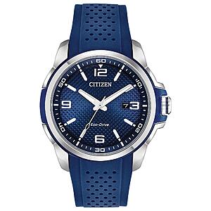 44mm Citizen Men's Eco-Drive Stainless Steel Weekender Watch (Blue) $177 + Free S&H