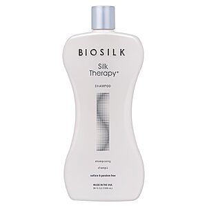 BioSilk Silk Therapy Shampoo, Gentle Hair Cleanser for Healthy, Shiny Hair, Conditions with Silk Proteins & Botanical Extracts, Sulfate-Free, Paraben-Free,34 Oz $27.59