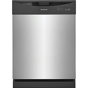 24 in. Front Control Smart Built-In Tall Tub 62 dBA Dishwasher in Stainless Steel $329