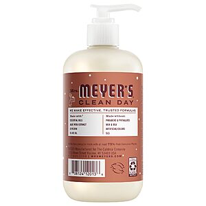 Mrs. MEYER'S Clean Day Liquid Hand Soap, Gingerbread Scent, 12.5 fl oz (Pack of 3) $8.8