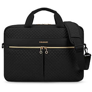BAGSMART 17.3" Laptop Bag Briefcase $18.79 @Walmart
