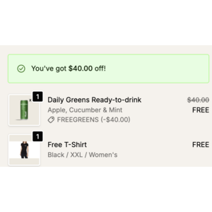 FREE Huel Ready-to-Drink SuperGreens Drink + Tee