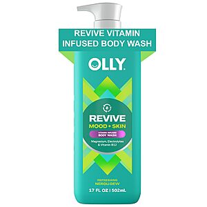Select Accts: 17-oz. Olly Revive Mood + Skin Body Wash (Nerolidew) $3 w/ S&S