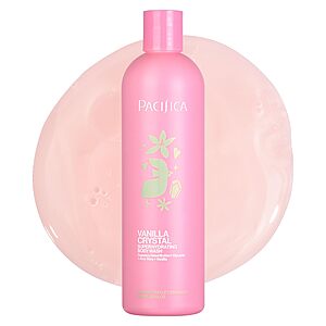 [S&S] Pacifica Body Wash - Vanilla Crystal Super Hydrating Body Wash - Bath & Shower Gel - Clean Beauty, Vegan & Cruelty-Free Dermatologist Tested $5.69