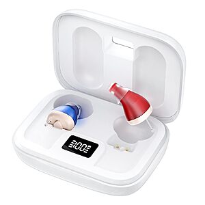 Flaygo Rechargeable Hearing Aids for Seniors with 16-Channel Digital Chips Intelligent Noise Cancellation for 