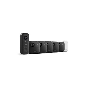Blink Wired Doorbell 2K+ (all-new) and Outdoor 2K+ (newest model) &mdash; 2K video, enhanced audio. Sync Module Core included - 5 Cameras + Video Doorbell - (Black) $166.99 @Amazon